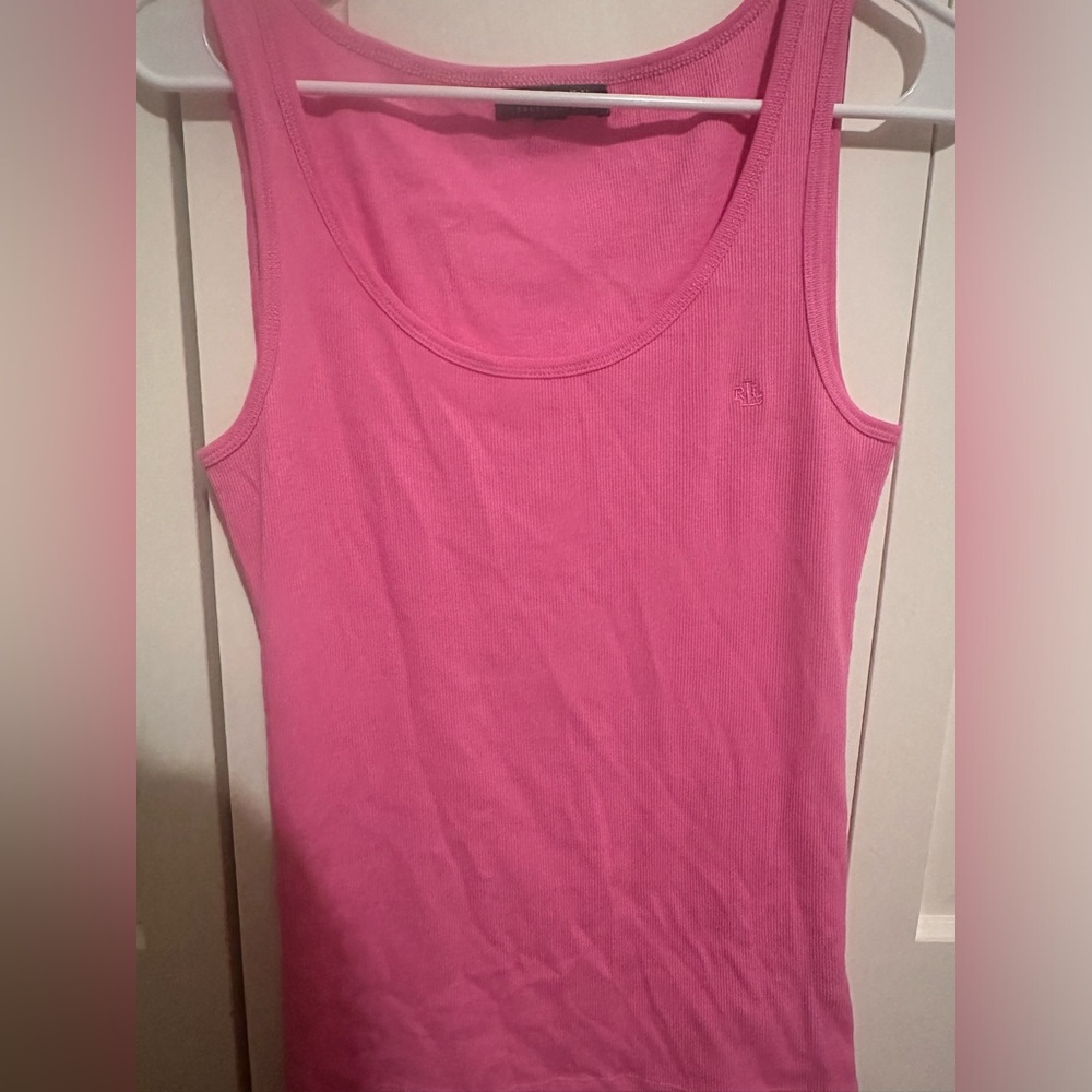 Pink Ralph Lauren tank top